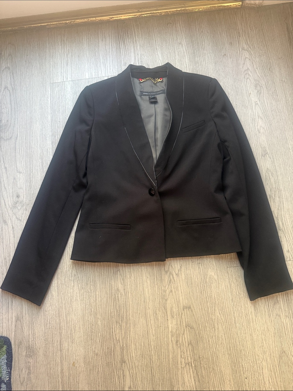 Marc by Marc Jacobs Black Single-Button Blazer
